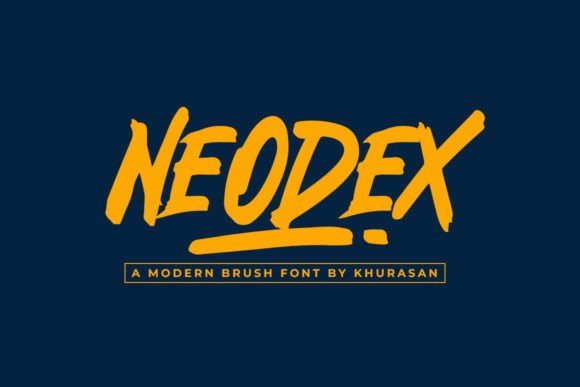Discover the Bold Character of the Neodex Typeface