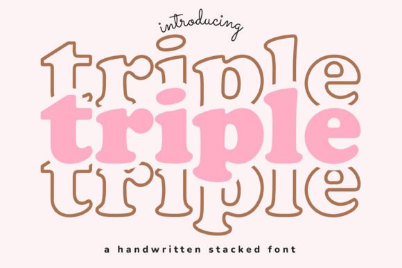 Exploring Triple: A Display Font with Creative Edge