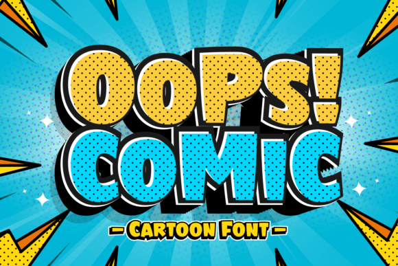Oops Comic: A Playful Typeface for Bold Designs