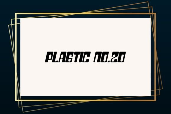 Plastic Twenty: A Playful Display Font for Creative Projects