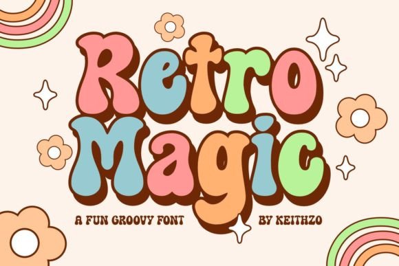 Retro Magic: A Playful Typeface for Modern Designs